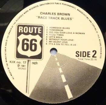 LP Charles Brown: Race Track Blues