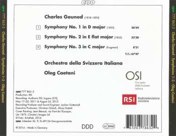 CD Charles Gounod: Symphonies 1-3