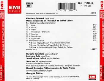 CD Georges Prêtre: Messe Solennelle De Sainte Cécile (St. Cecilia Mass / Cäcilienmesse)