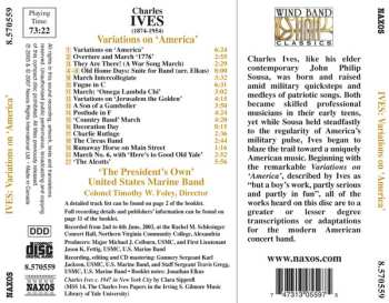 CD Charles Ives: Variations On 'America'