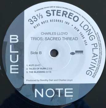 LP Charles Lloyd: Trios: Sacred Thread