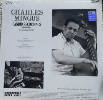 LP Charles Mingus: Candid Recordings ·Part One· LTD | NUM | CLR