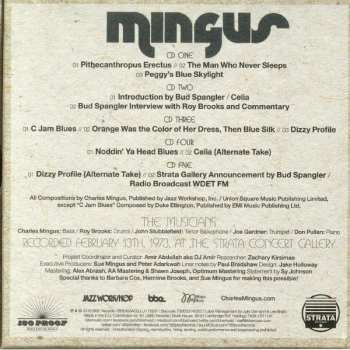 5CD/Set di cofanetti Charles Mingus: Jazz In Detroit / Strata Concert Gallery / 46 Selden DLX