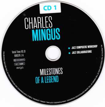 10CD/Set di cofanetti Charles Mingus: Milestones Of A Legend