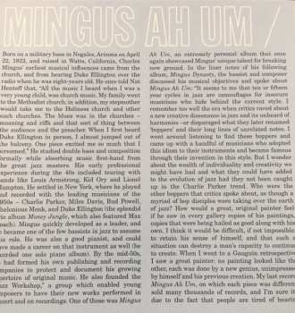 CD Charles Mingus: Mingus Ah Um LTD