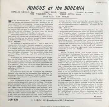 LP Charles Mingus: Mingus At The Bohemia