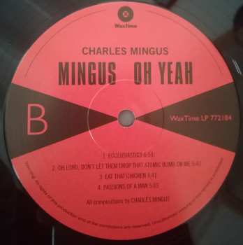 LP Charles Mingus: Oh Yeah LTD