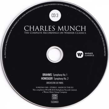 13CD/Set di cofanetti Charles Munch: The Complete Recordings On Warner Classics