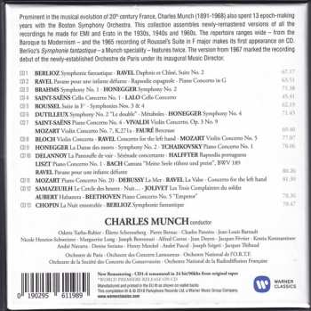 13CD/Set di cofanetti Charles Munch: The Complete Recordings On Warner Classics