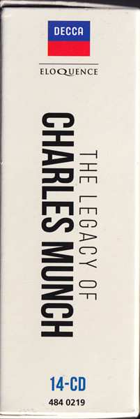 14CD/Set di cofanetti Charles Munch: The Legacy Of Charles Munch
