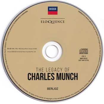 14CD/Set di cofanetti Charles Munch: The Legacy Of Charles Munch