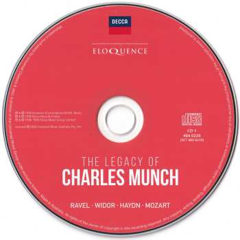 14CD/Set di cofanetti Charles Munch: The Legacy Of Charles Munch