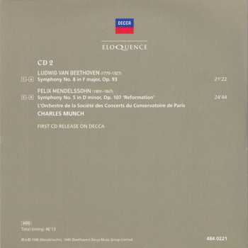 14CD/Set di cofanetti Charles Munch: The Legacy Of Charles Munch