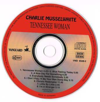 CD Charlie Musselwhite Blues Band: Tennessee Woman