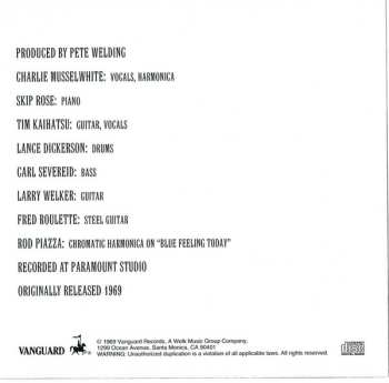 CD Charlie Musselwhite Blues Band: Tennessee Woman