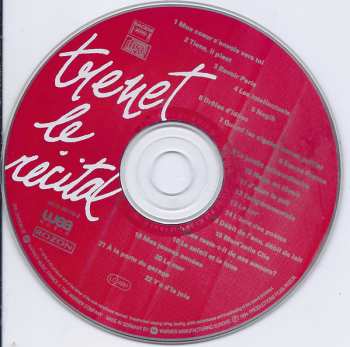 CD Charles Trenet: Le Récital