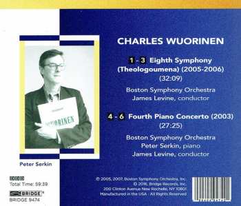 CD Boston Symphony Orchestra: Eighth Symphony (Theologoumena) / Fourth Piano Concerto