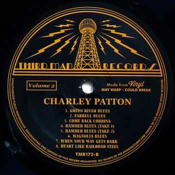 LP Charley Patton: Complete Recorded Works In Chronological Order Volume 2