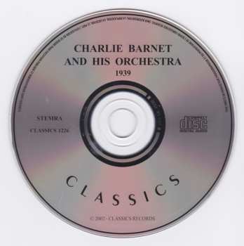 CD Charlie Barnet And His Orchestra: 1939