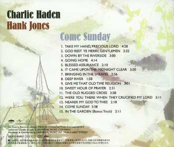 CD Charlie Haden: Come Sunday = カム・サンデイ