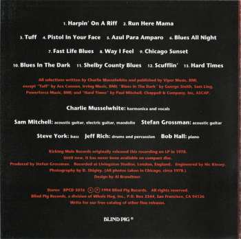 CD Charlie Musselwhite: The Harmonica According To Charlie Musselwhite