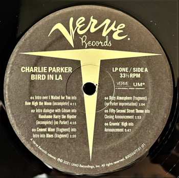 4LP/Set di cofanetti Charlie Parker: Bird In LA