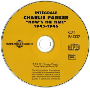 3CD Charlie Parker: Intégrale Charlie Parker Vol. 2 "Now Is The Time" 1945 - 1946