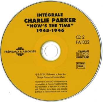 3CD Charlie Parker: Intégrale Charlie Parker Vol. 2 "Now Is The Time" 1945 - 1946