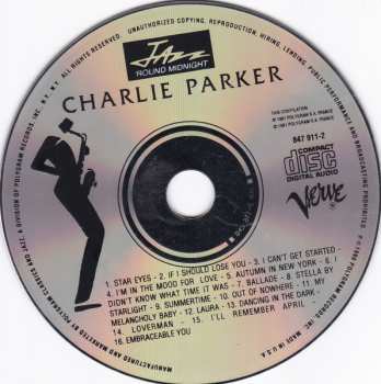 CD Charlie Parker: Jazz 'Round Midnight