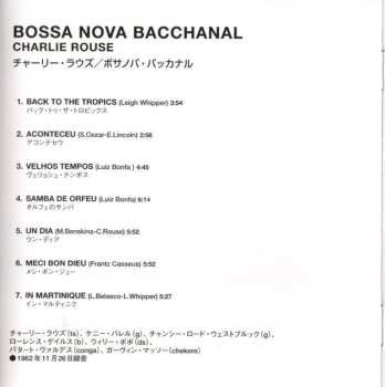 CD Charlie Rouse: Bossa Nova Bacchanal
