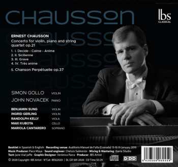 CD Ernest Chausson: Chausson