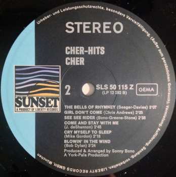LP Cher: Chér Hits