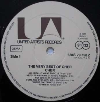 LP Cher: The Very Best Of Cher