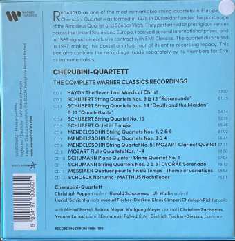 13CD/Set di cofanetti Cherubini-Quartett: The Complete Warner Classics Recordings