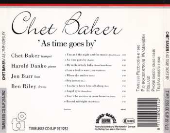 CD Chet Baker: As Time Goes By