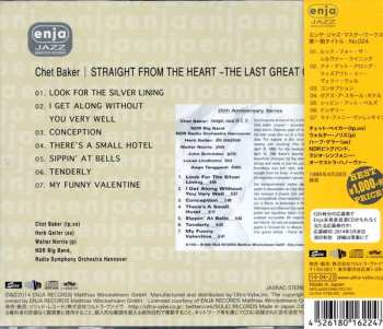 CD Chet Baker: Straight From The Heart - The Great Last Concert, Vol. II LTD