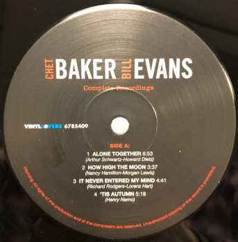 2LP Chet Baker: The Complete Recordings LTD