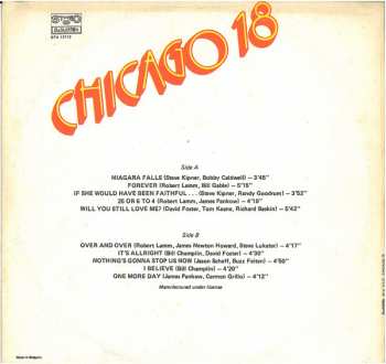 LP Chicago: Chicago 18