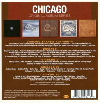 5CD/Set di cofanetti Chicago: Original Album Series