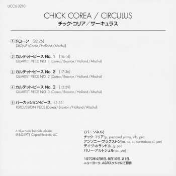 CD Chick Corea: Circulus