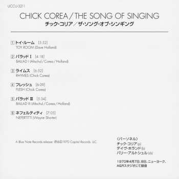 CD Chick Corea: The Song Of Singing