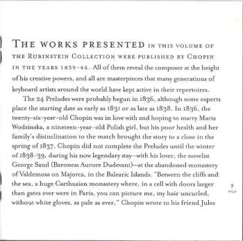 CD Frédéric Chopin: 24 Preludes, Piano Sonata No. 2 ("Funeral March"), Barcarolle, Berceuse, Impromptu No.3
