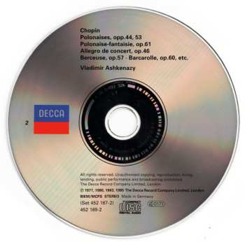 2CD Frédéric Chopin: Polonaises