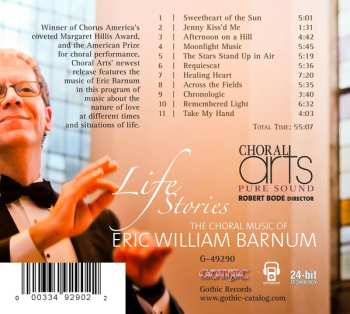 CD Choral Arts Northwest: Life Stories: The Choral Music Of Eric William Barnum