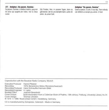 CD Godehard Joppich: Gregorianische Gesänge: Pfingsten • Eucharistie • Maria / Pentecost • Eucharist • St.Mary