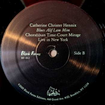 2LP Chora(s)san Time-Court Mirage: Blues Alif Lam Mim, Live In New York