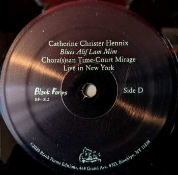2LP Chora(s)san Time-Court Mirage: Blues Alif Lam Mim, Live In New York
