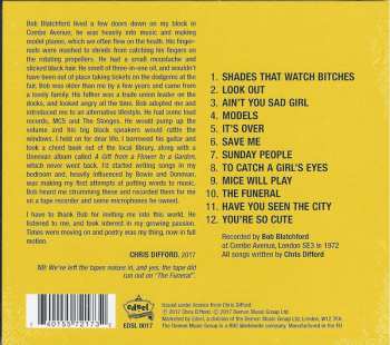 CD Chris Difford: Let’s Be Combe Avenue (Demos, 1972)