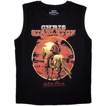 Merch Chris Stapleton: Tank Maglietta White Horse