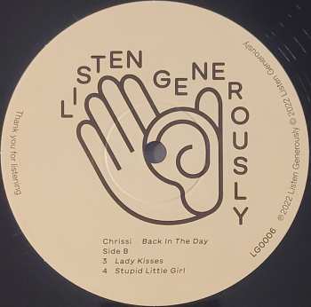 EP Chrissi: Back In The Day LTD